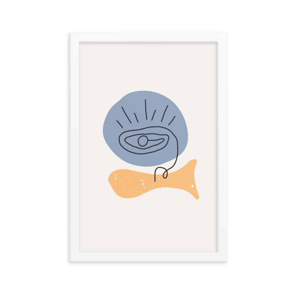 Minimalist Poster Matte Paper with Frame #6