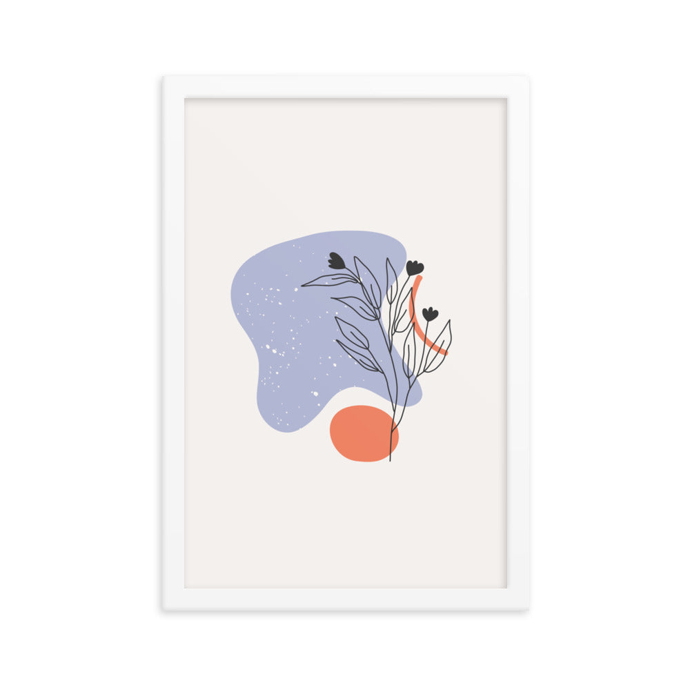 Minimalist Poster Matte Paper with Frame #7