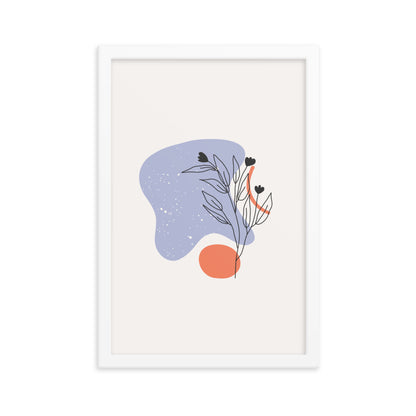 Minimalist Poster Matte Paper with Frame #7