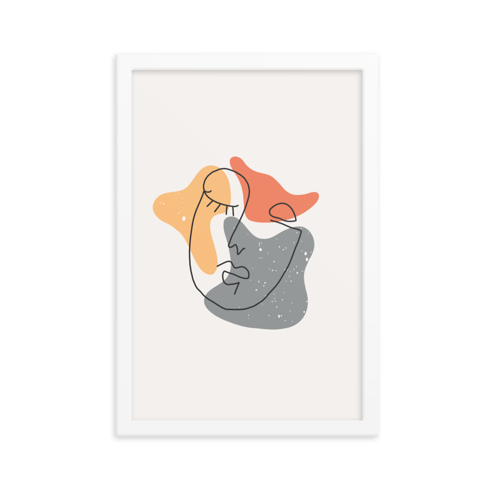 Minimalist Poster Matte Paper with Frame #8