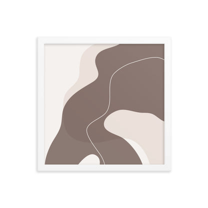 Minimalist Poster Matte Paper with Frame #2