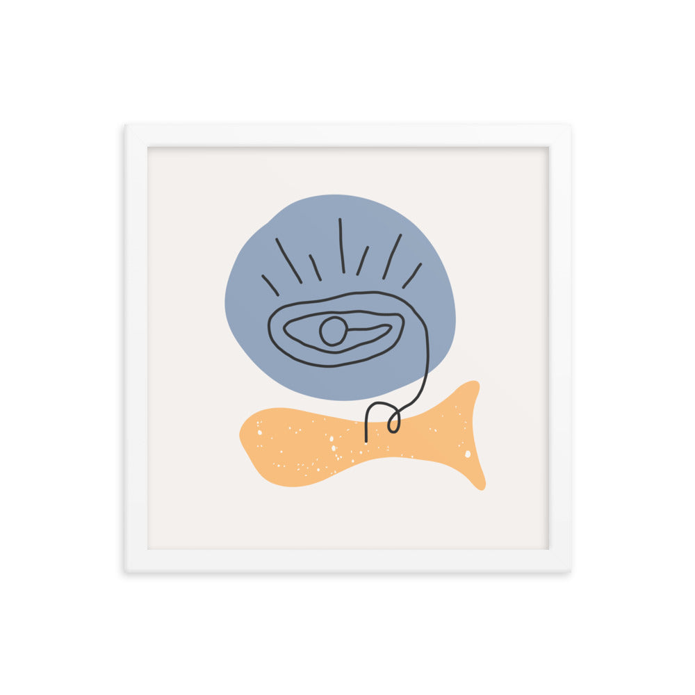Minimalist Poster Matte Paper with Frame #6