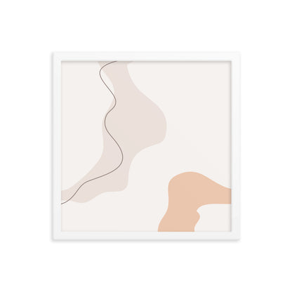 Minimalist Poster Matte Paper with Frame #3