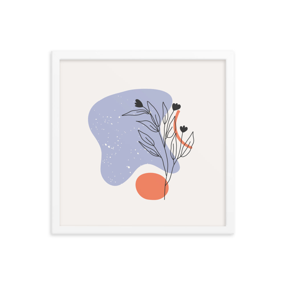 Minimalist Poster Matte Paper with Frame #7