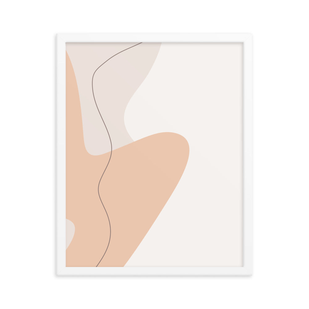Minimalist Poster Matte Paper with Frame #1