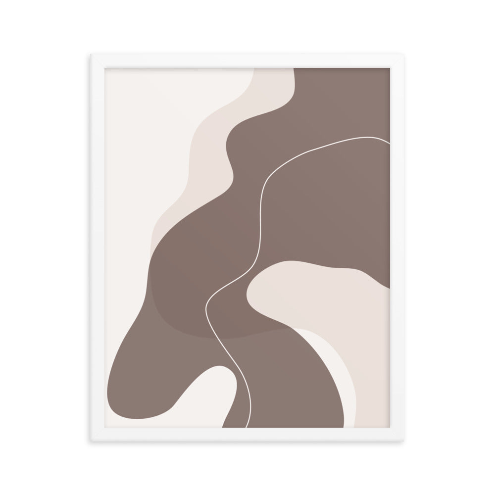 Minimalist Poster Matte Paper with Frame #2
