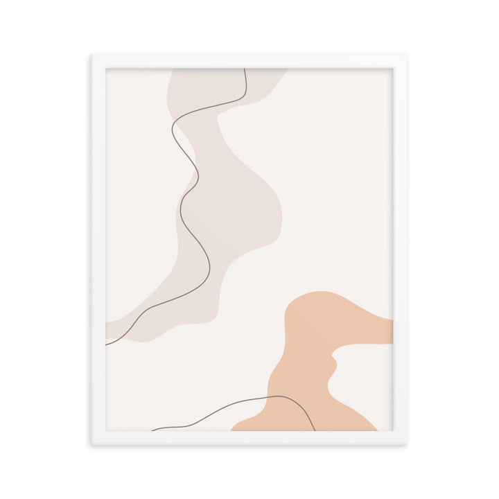 Minimalist Poster Matte Paper with Frame #3
