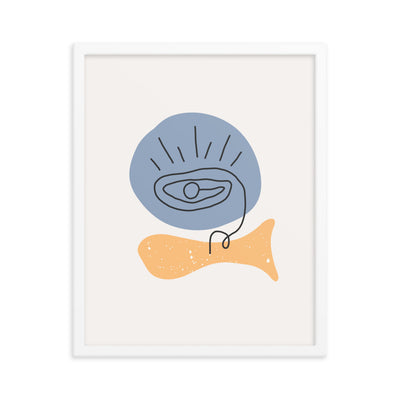 Minimalist Poster Matte Paper with Frame #6
