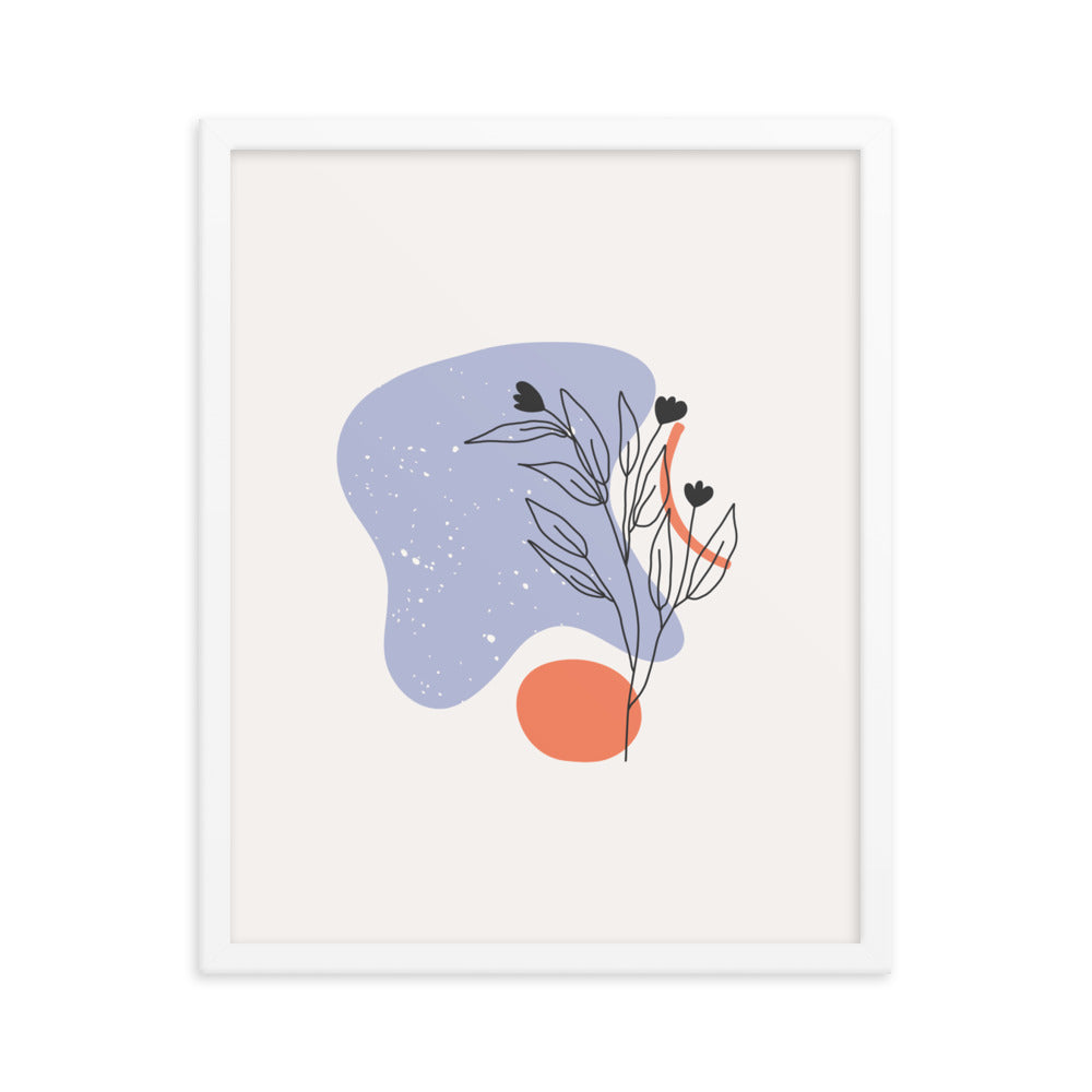 Minimalist Poster Matte Paper with Frame #7