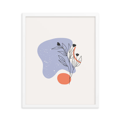 Minimalist Poster Matte Paper with Frame #7