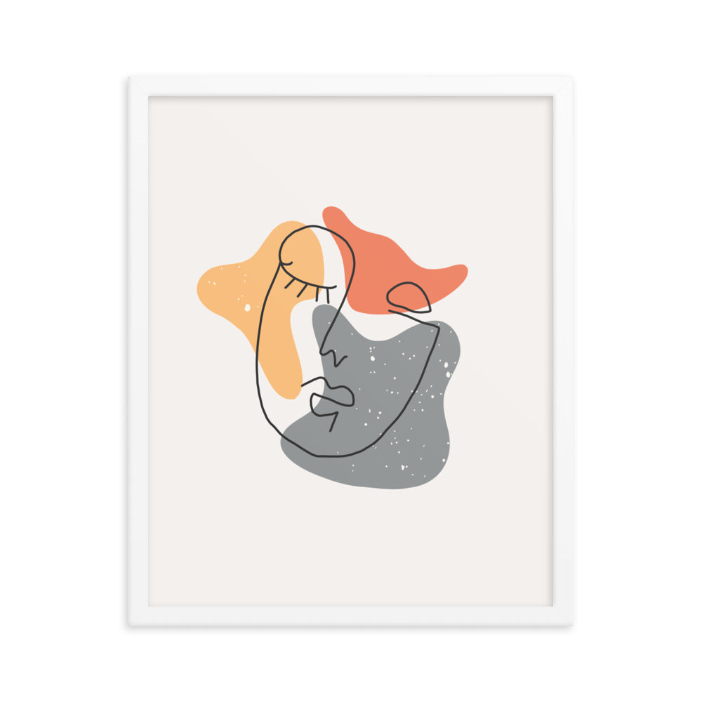 Minimalist Poster Matte Paper with Frame #8