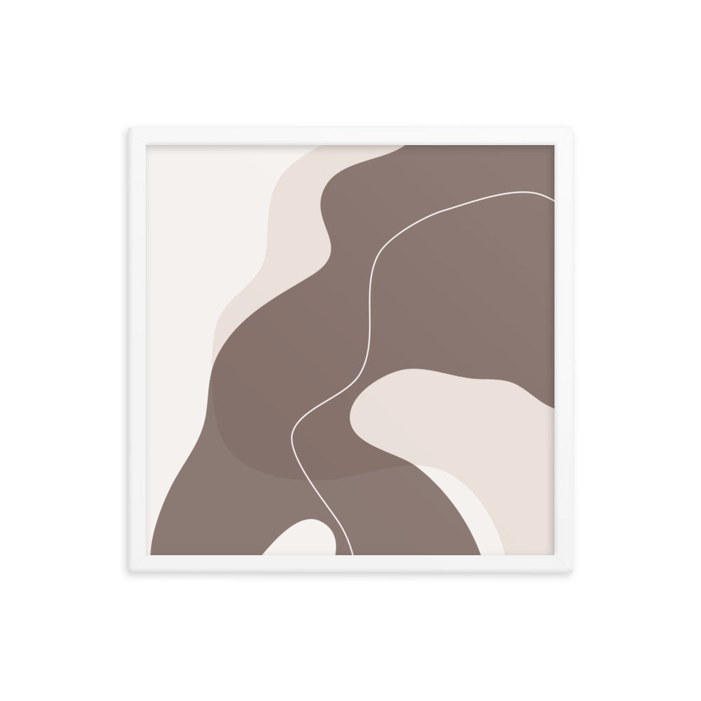 Minimalist Poster Matte Paper with Frame #2