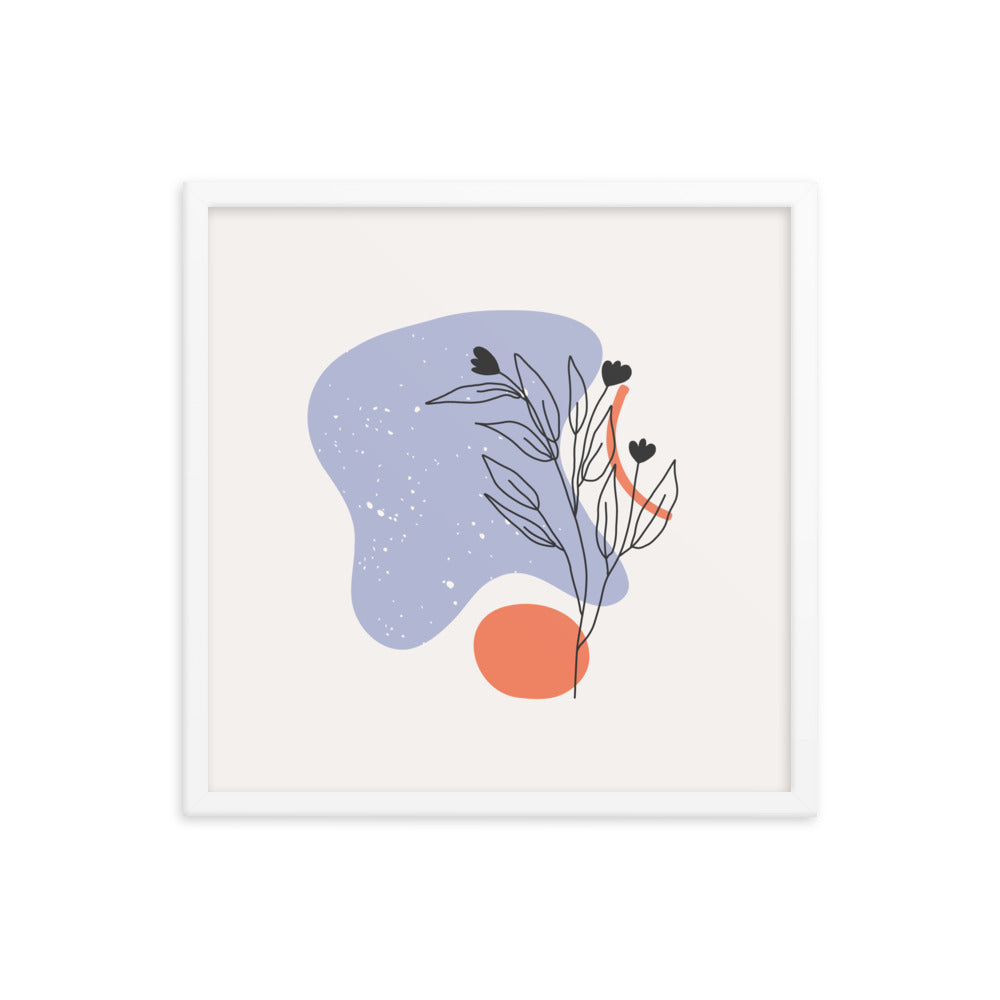 Minimalist Poster Matte Paper with Frame #7