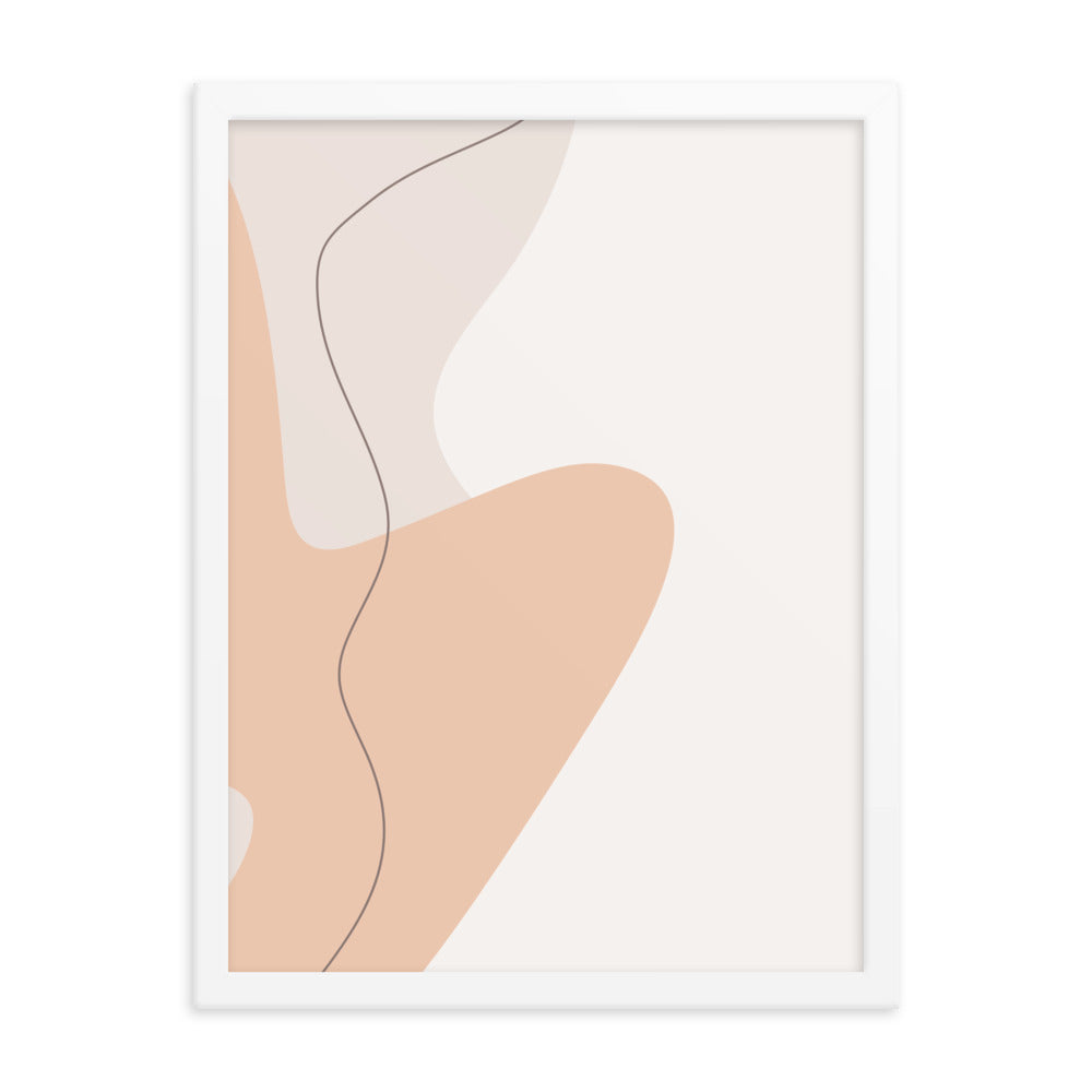 Minimalist Poster Matte Paper with Frame #1