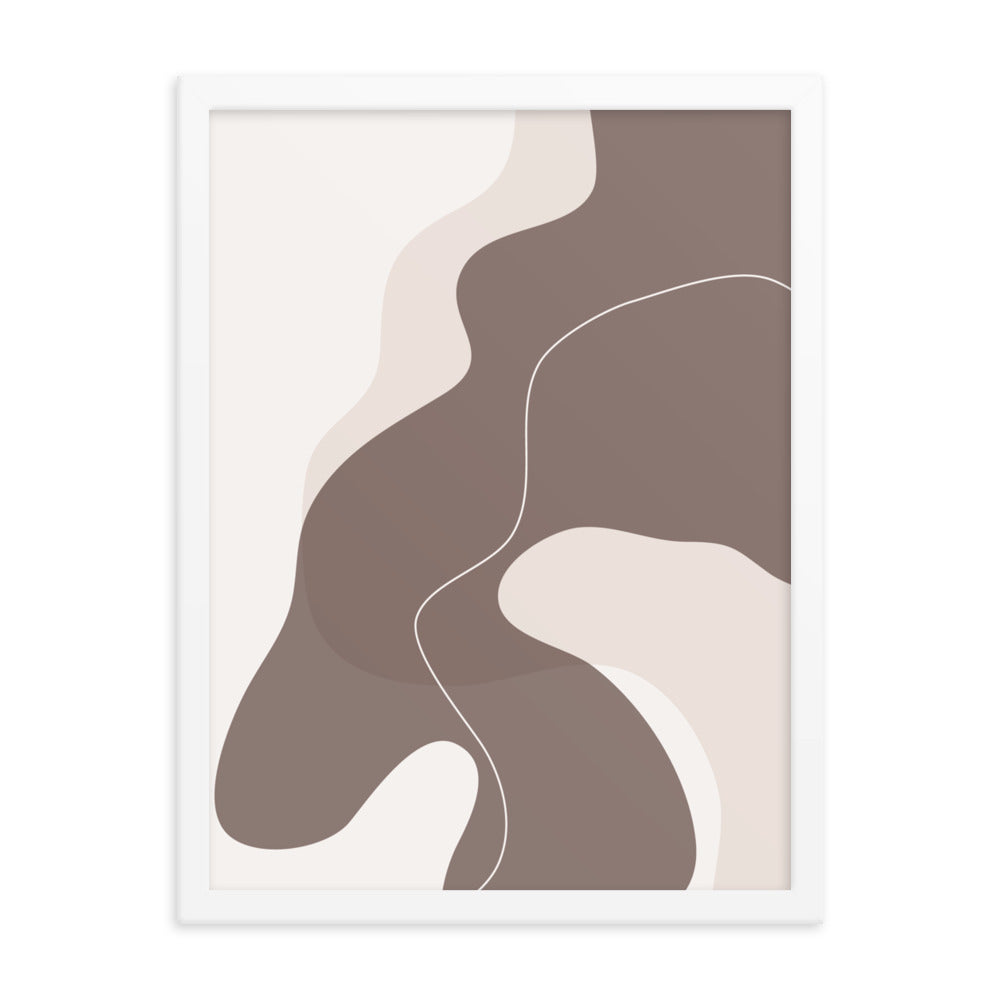 Minimalist Poster Matte Paper with Frame #2