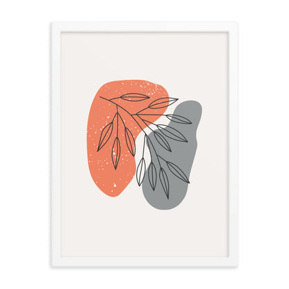 Minimalist Poster Matte Paper with Frame #5