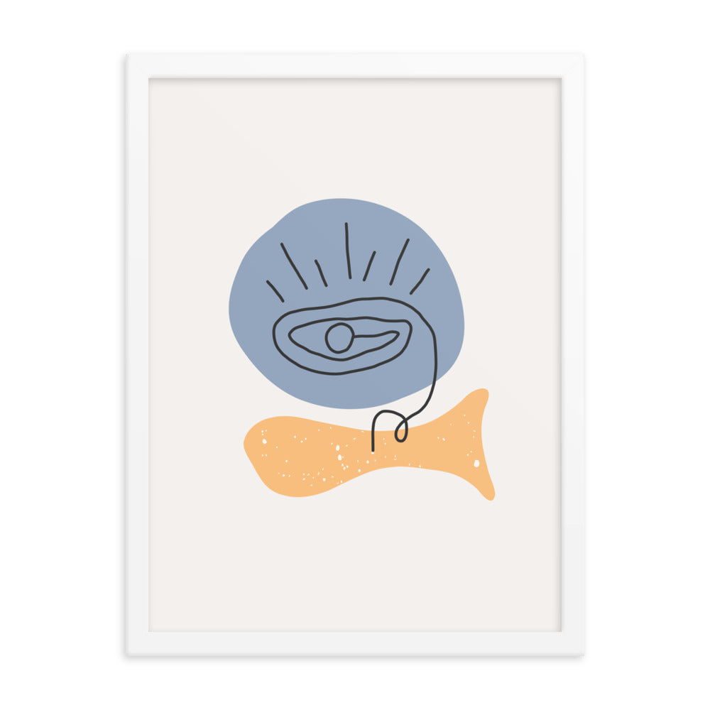 Minimalist Poster Matte Paper with Frame #6