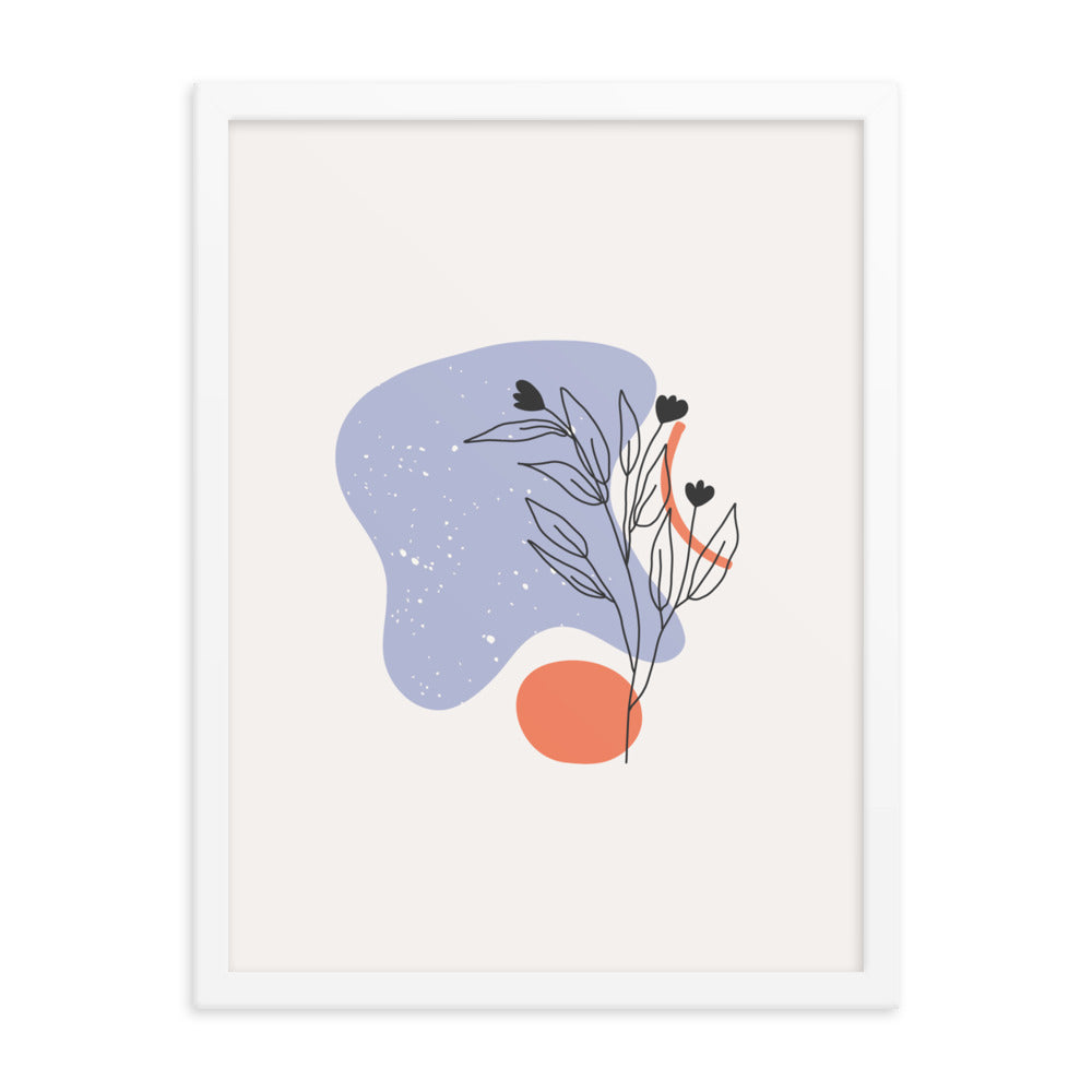 Minimalist Poster Matte Paper with Frame #7