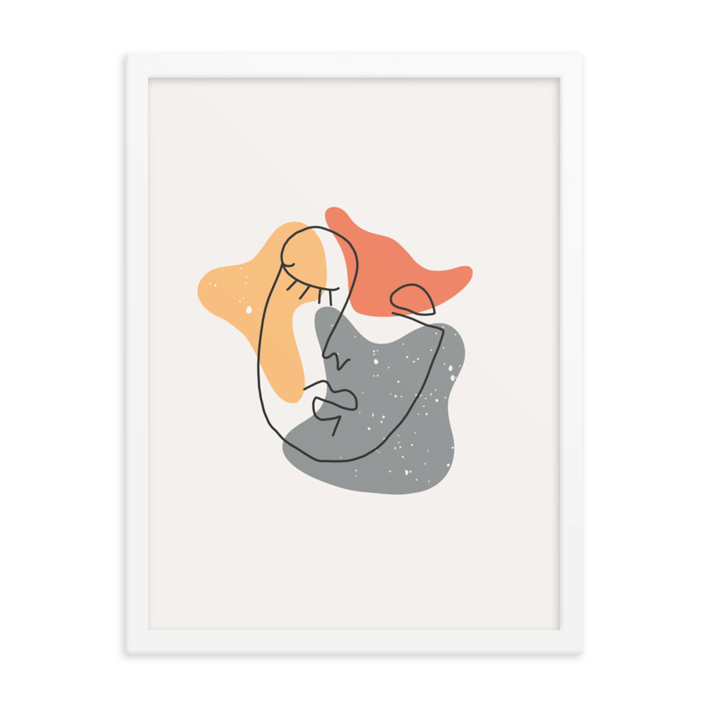 Minimalist Poster Matte Paper with Frame #8