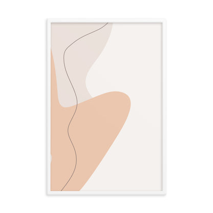 Minimalist Poster Matte Paper with Frame #1