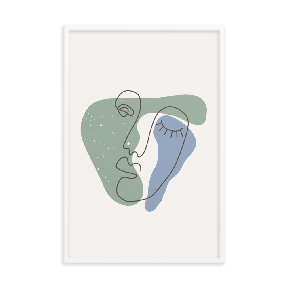 Minimalist Poster Matte Paper with Frame #4