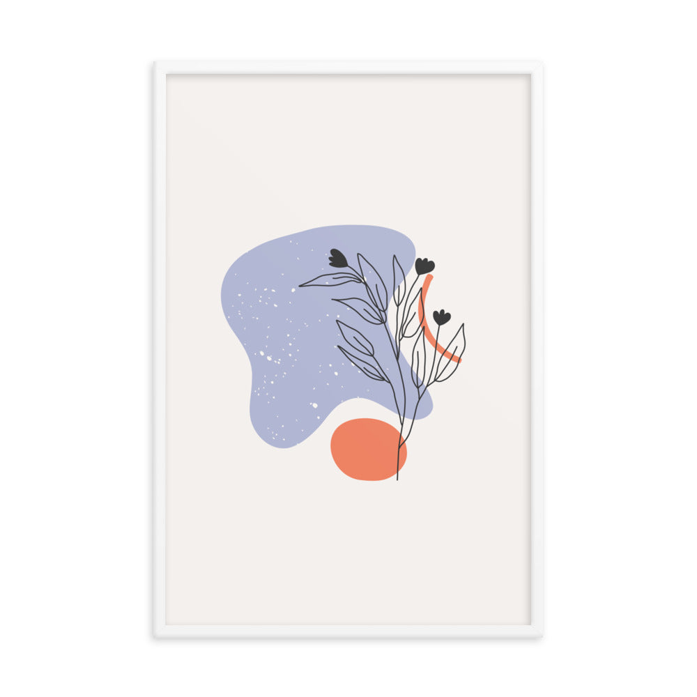 Minimalist Poster Matte Paper with Frame #7