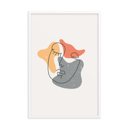 Minimalist Poster Matte Paper with Frame #8