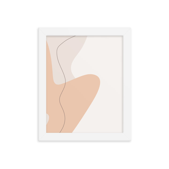 Minimalist Poster Matte Paper with Frame #1