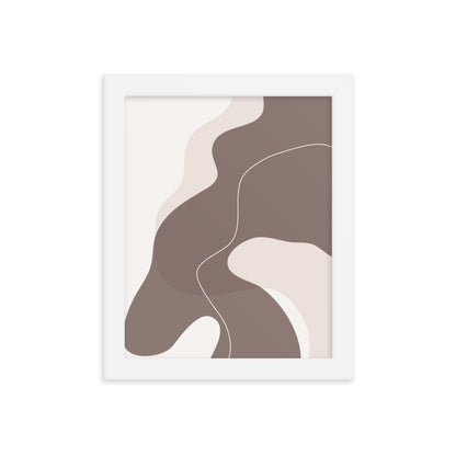 Minimalist Poster Matte Paper with Frame #2
