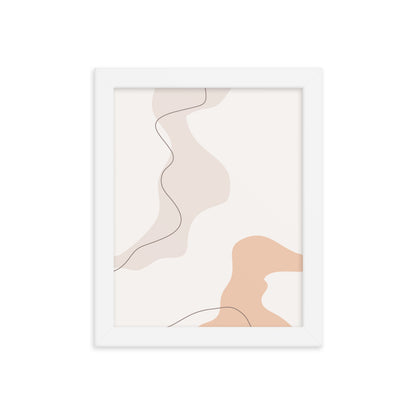Minimalist Poster Matte Paper with Frame #3