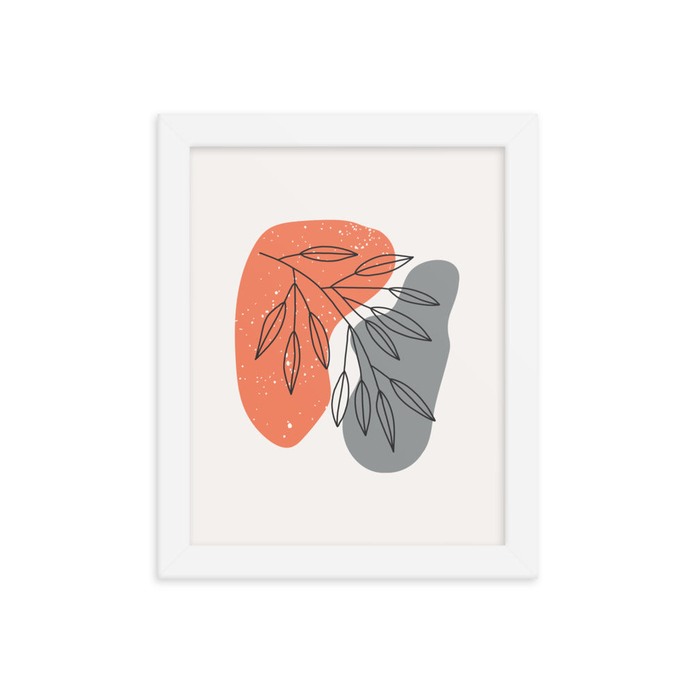 Minimalist Poster Matte Paper with Frame #5