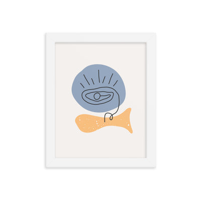 Minimalist Poster Matte Paper with Frame #6