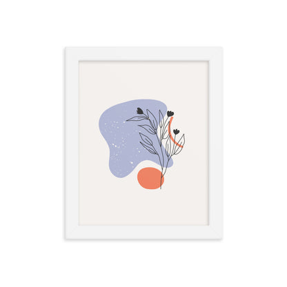 Minimalist Poster Matte Paper with Frame #7