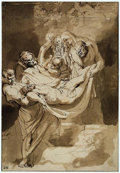 Entombment by Peter Paul Rubens Reproduction Oil Painting on Canvas