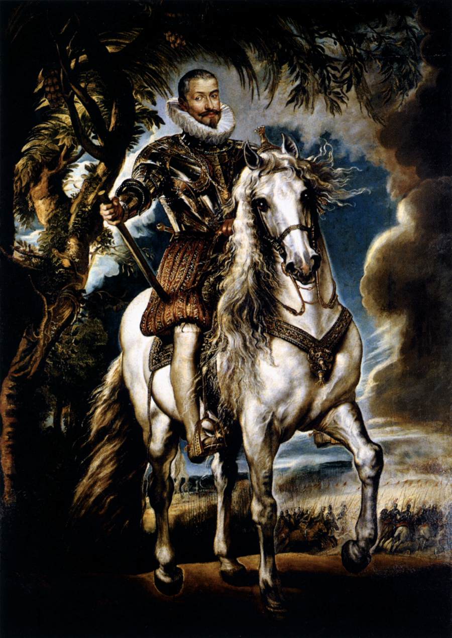 Equestrian Portrait of the Duke of Lerma by Peter Paul Rubens Reproduction Oil Painting on Canvas
