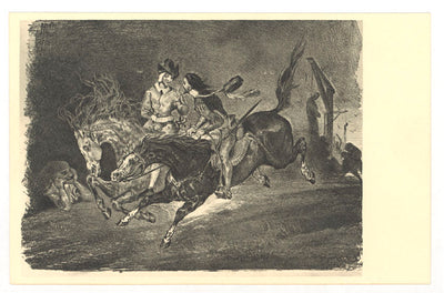 Faust by Eugène Delacroix Reproduction Painting by Blue Surf Art