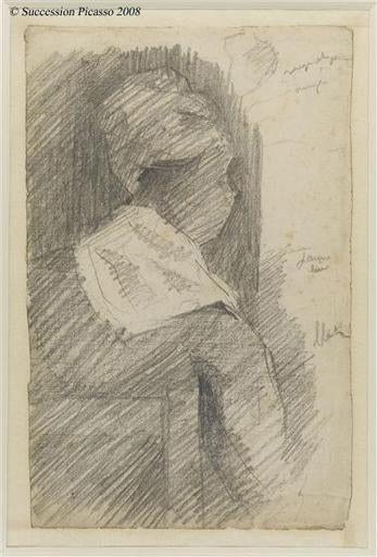 Female from back (black woman) by Georges Seurat Reproduction Painting by Blue Surf Art