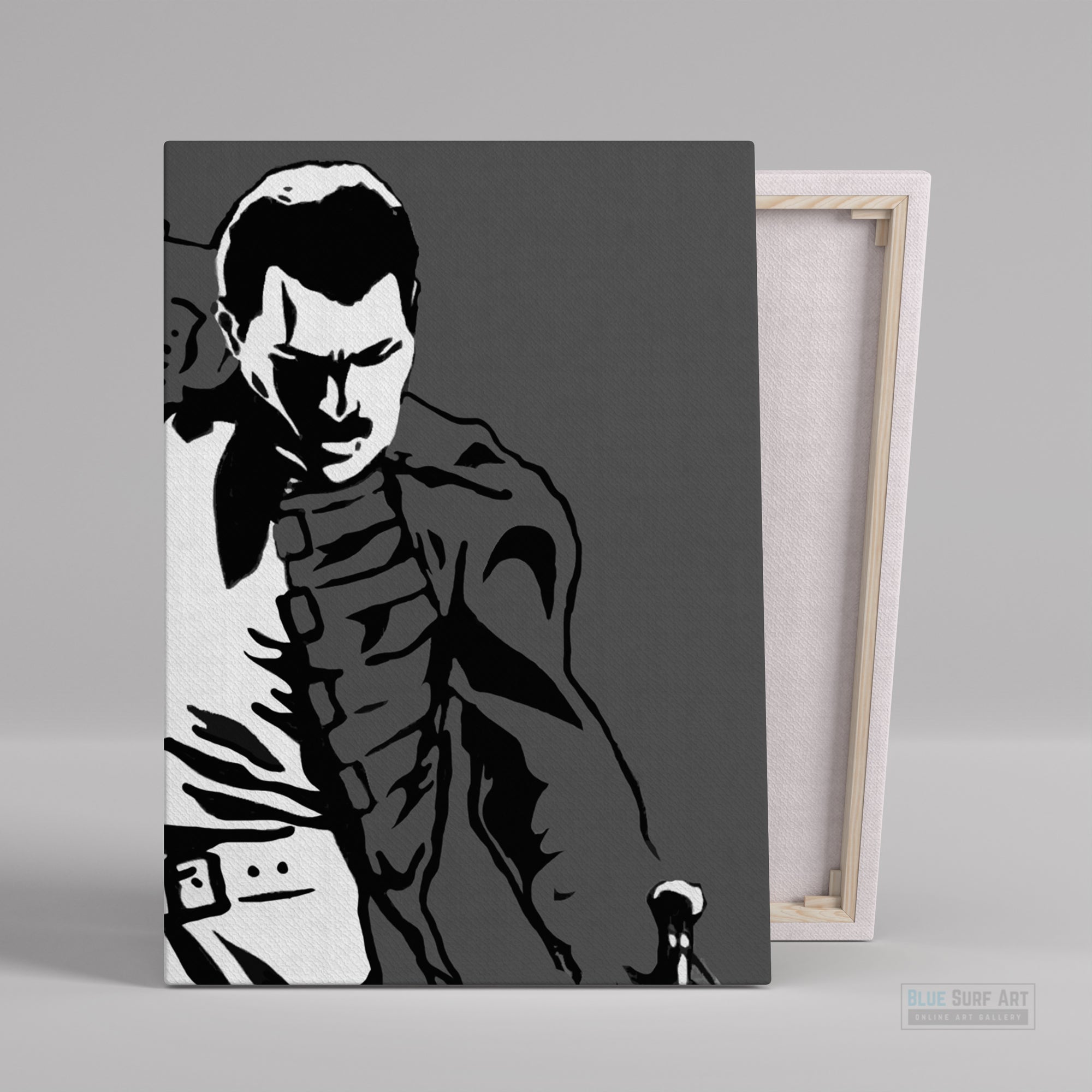 Freddie Mercury Wall Art, Queen Freddie Mercury Prints, Queen wall art, Queen fan art, queen rock band painting, Queen Freddie canvas art, Freddie Mercury gift art, Freddie Mercury Fan Art