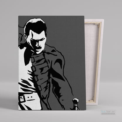 Freddie Mercury Wall Art, Queen Freddie Mercury Prints, Queen wall art, Queen fan art, queen rock band painting, Queen Freddie canvas art, Freddie Mercury gift art, Freddie Mercury Fan Art
