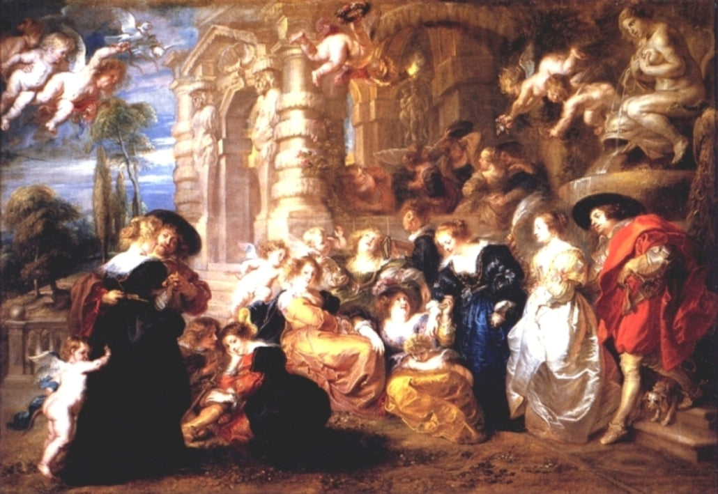 Garden of Love by Peter Paul Rubens Reproduction Oil Painting on Canvas