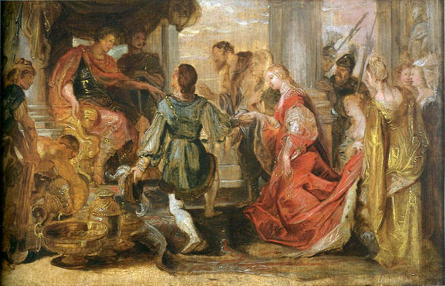 Generosity of Scipio by Peter Paul Rubens Reproduction Oil Painting on Canvas