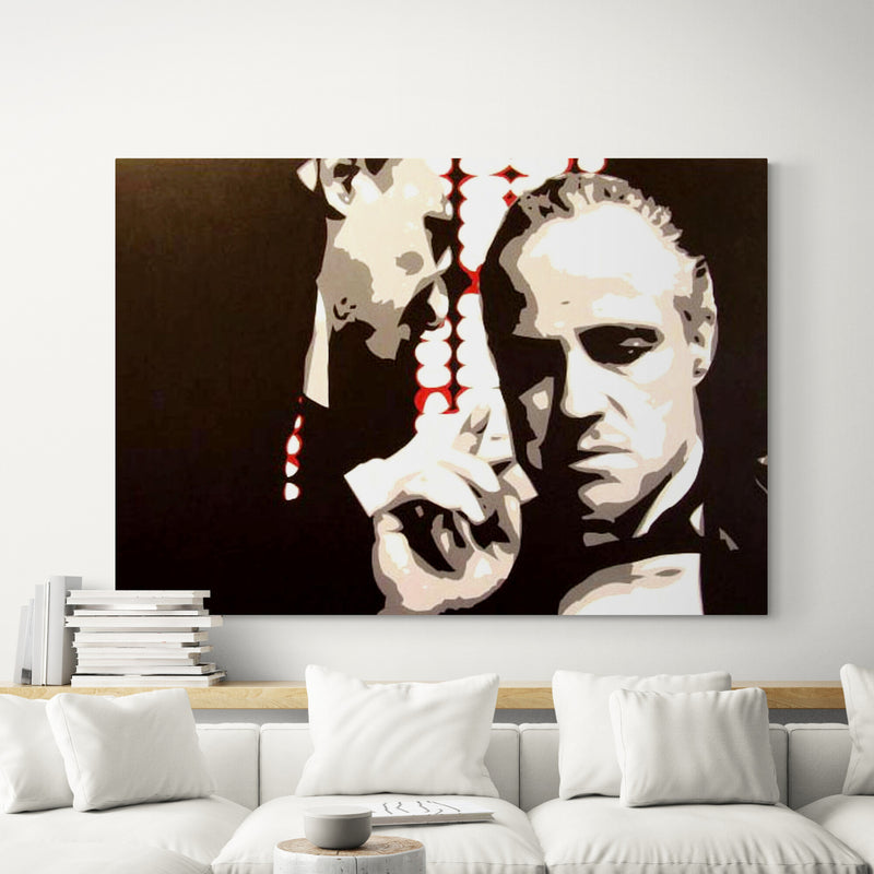 The Whisper - Godfather Wall Art - in living room