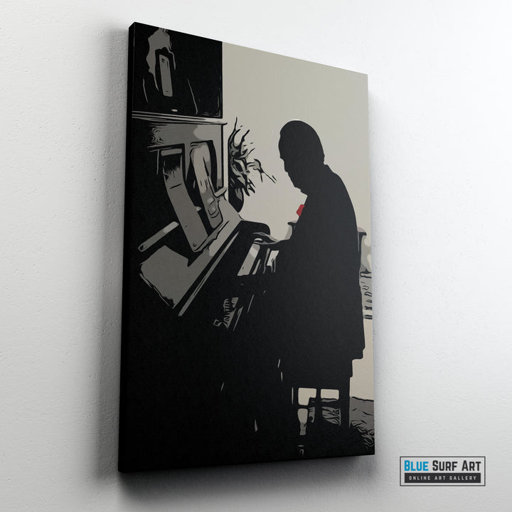 The Godfather Film Wall Art Movies Original Oil on Canvas Painting by Blue Surf Art - 6