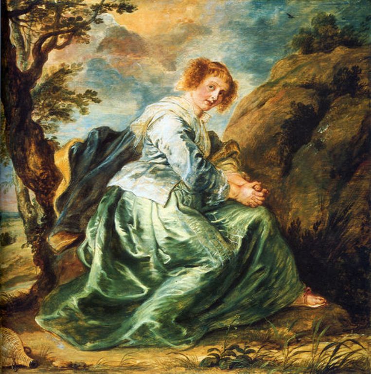 Hagar in the Desert by Peter Paul Rubens Reproduction Oil Painting on Canvas