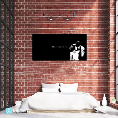 I'm gonna do my kind of dancin' with a great partner - B/W - bedroom showcase 