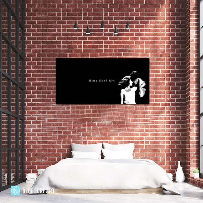 I'm gonna do my kind of dancin' with a great partner - B/W - bedroom showcase 