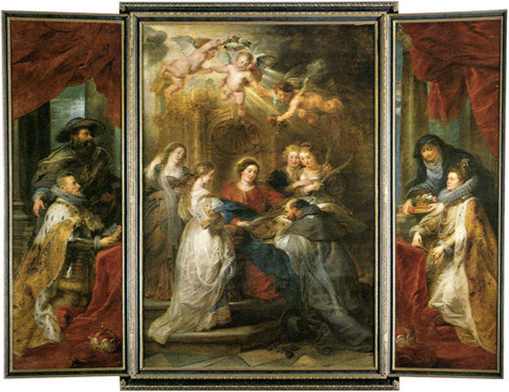 Ildefonso Altar by Peter Paul Rubens Reproduction Oil Painting on Canvas