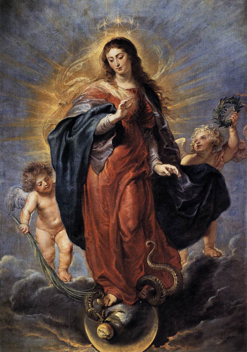 Immaculate Conception by Peter Paul Rubens Reproduction Oil Painting on Canvas