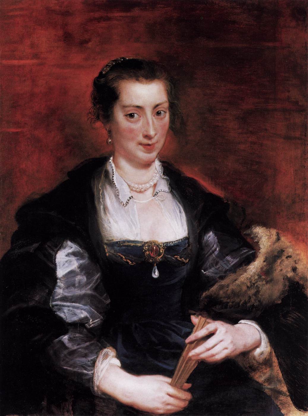 Isabella Brandt, First Wife by Peter Paul Rubens Reproduction Oil Painting on Canvas