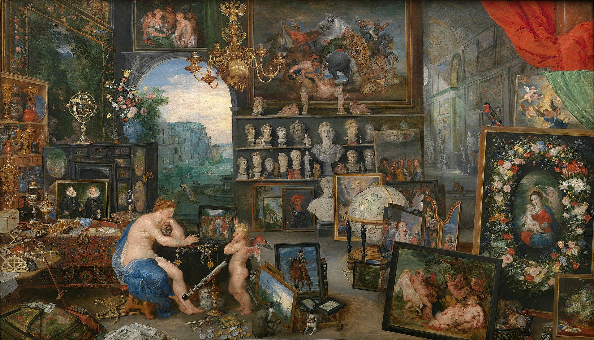Sight - The Five Senses (series) by Peter Paul Rubens Reproduction Oil Painting on Canvas
